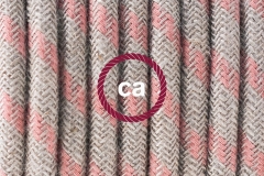 cavo-elettrico-rotondo-rivestito-in-cotone-stripes-color-rosa-antico-e-lino-naturale-rd51[2]